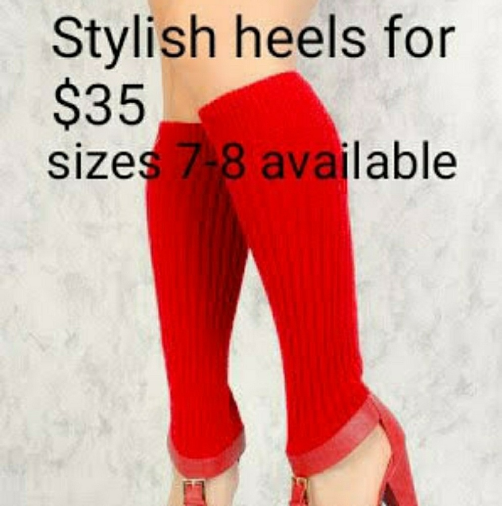 Stylish heels (Ruby Red)